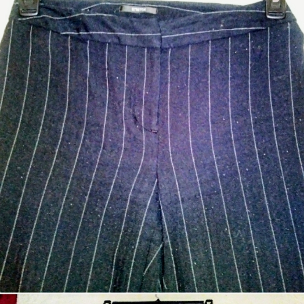 Sharp Pinstriped Dress Pants